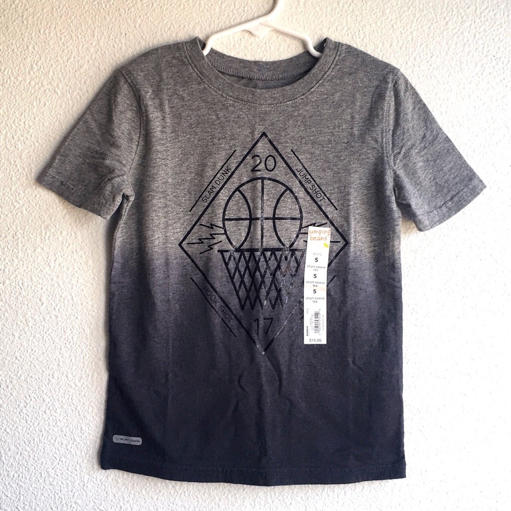 Dip Dye Basketball Tee